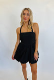 Black Mini Bubble Dress