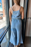 Rodeo Sleeveless Jumpsuit Denim