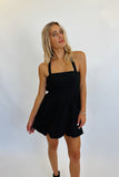 Black Mini Bubble Dress