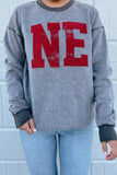 NE Fleece Crewneck Grey