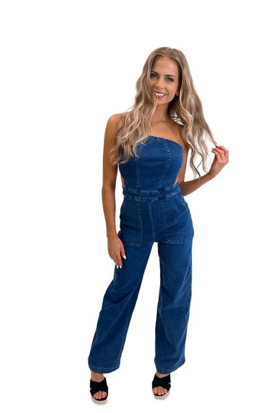 Marina Denim Jumpsuit