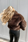 Pamela Fur Coat Brown