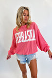 Nebraska Corded Crewneck