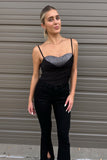 Moonlight Sparkle Bodysuit Black