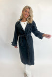 The Dark Denim Trench Coat- FINAL SALE