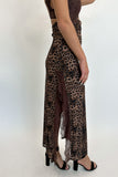 Lace & Leopard Maxi Dress