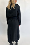 India Trench Coat Black- FINAL SALE