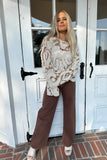 Walnut Retro Wide Pants- FINAL SALE