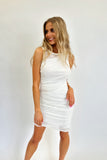 I Do Mesh Dress White