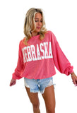 Nebraska Corded Crewneck