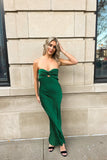 Classic Evergreen Maxi Dress