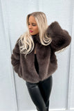 Pamela Fur Coat Brown