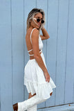 Mable Mini Dress White