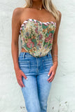 Bailee Tapestry Corset Top - FINAL SALE