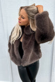 Pamela Fur Coat Brown