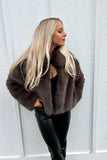 Pamela Fur Coat Brown