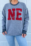 NE Fleece Crewneck Grey