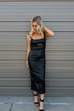 LA Leather Dress Black