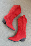 Amaya Red Western Boot