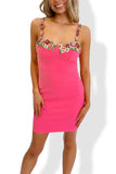 Pink Petals Mini Dress- FINAL SALE