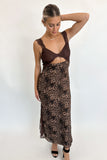 Lace & Leopard Maxi Dress