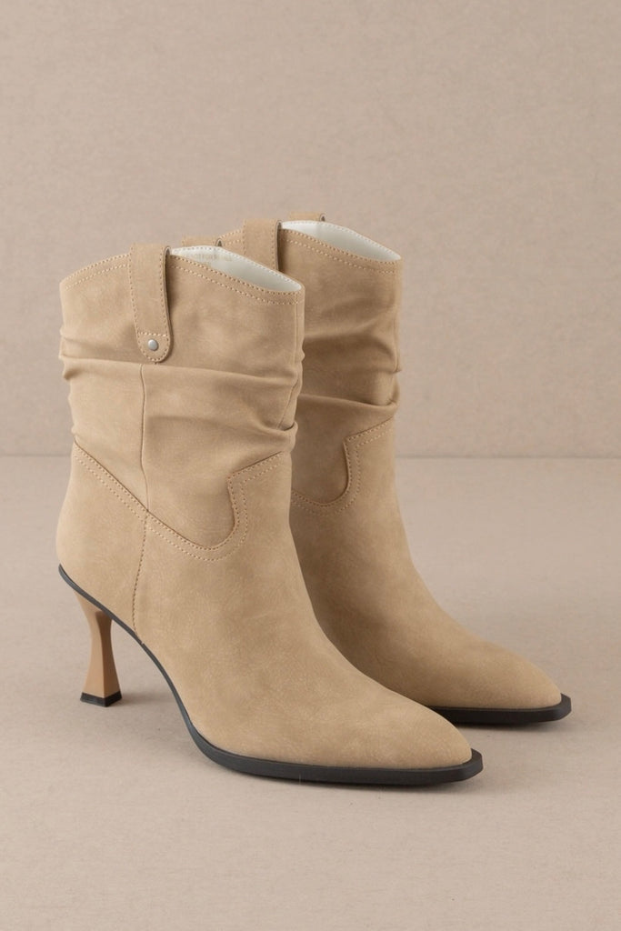 Jolene Kitten Heel- Khaki