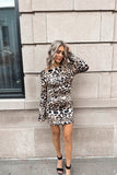 Alondra Leopard Mini Dress