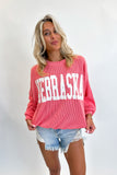 Nebraska Corded Crewneck