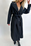 India Trench Coat Black- FINAL SALE