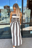 Positano Stripe Skirt/Top Set