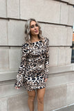 Alondra Leopard Mini Dress