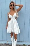 Mable Mini Dress White