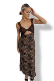 Lace & Leopard Maxi Dress