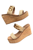 Corkey's On Vacay Wedge- Natural