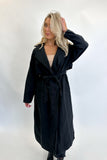 India Trench Coat Black- FINAL SALE