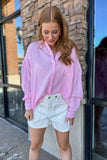 Maisie Cotton Gauze Top Pink