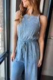 Rodeo Sleeveless Jumpsuit Denim