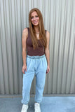 Denim Blue Sweat Pants