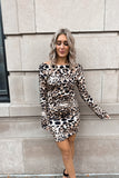 Alondra Leopard Mini Dress