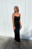 Parker Lace Maxi Dress Black