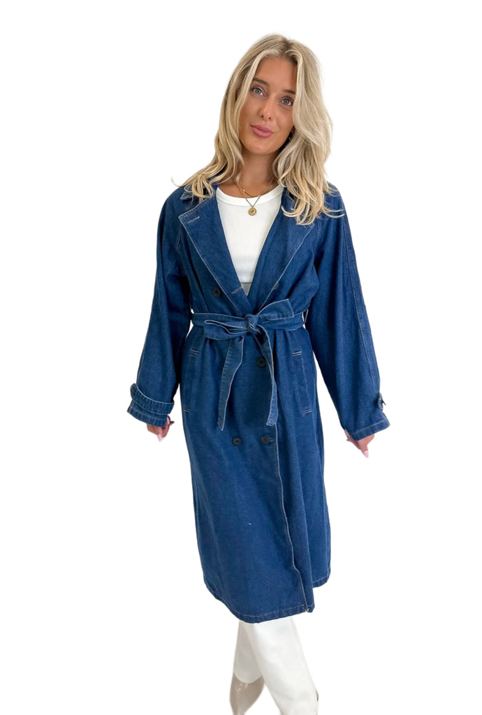 The Denim Trench Coat