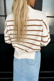 Harvest Stripe Sweater Cream