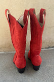 Amaya Red Western Boot