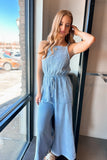 Rodeo Sleeveless Jumpsuit Denim