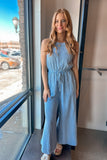 Rodeo Sleeveless Jumpsuit Denim