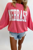 Nebraska Corded Crewneck