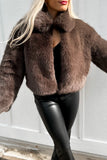 Pamela Fur Coat Brown