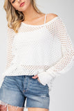 Jessica Eyelet Sweater- White