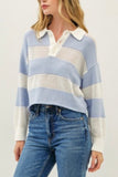 Ashley Rugby Sweater- Blue