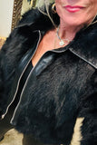 Going Out Faux Fur - Black